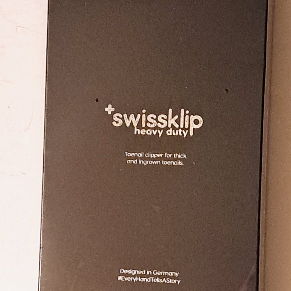 Swissklip Heavy Duty Toenail Clipper For Thick And Ingrown Toenails New Sealed